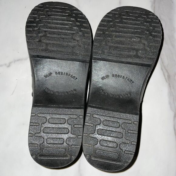 Easy Works Black Iridescent Non-Slip Anti-Fatigue Laurie Clogs Sz 8.5 - Picture 7 of 8